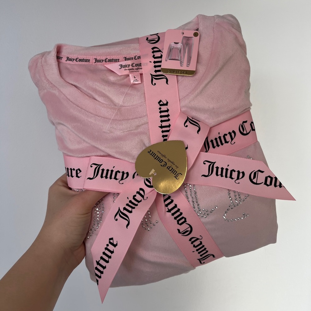 JUICY COUTURE LOUNGE SET (Pink, L)